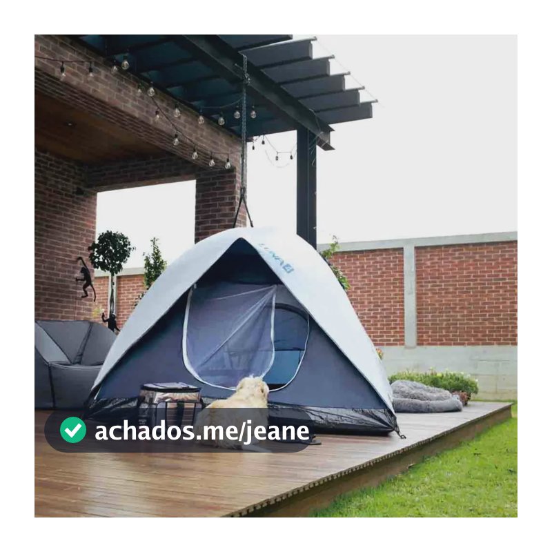 Barraca De Camping Para 4 Pessoas Impermeável Luna - Mor Cor
