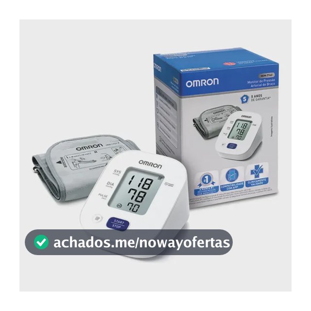 Aparelho Monitor Medidor Pressão Arterial Omron HEM-7142 Monitor Digital