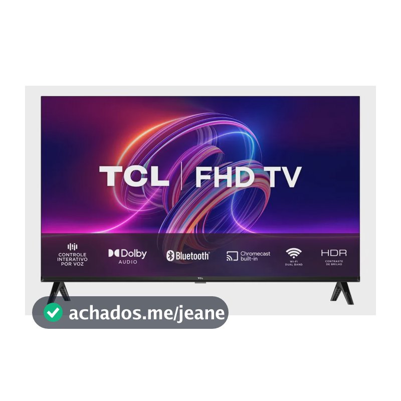 Smart Tv Tcl 32 Polegadas Led Full Hd S5400af Google AndroidTv Wifi Bluetooth Google Assistente 32s5400af