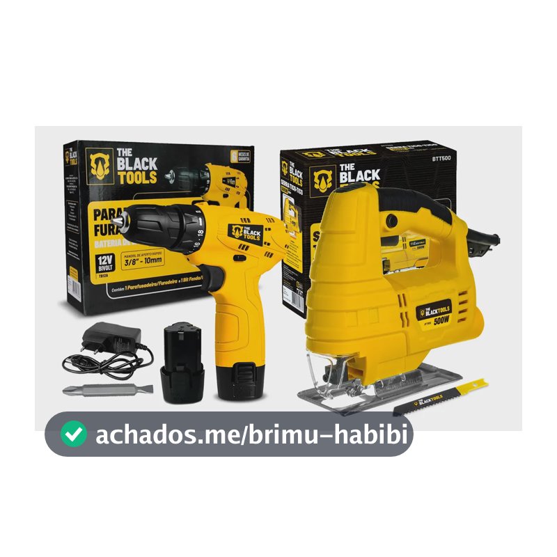 Serra Tico Tico 500w Com Lamina + Parafusadeira 12v Sem Fio 110v/220v