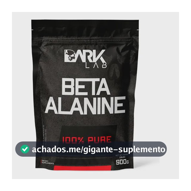 Suplemento em pó Dark Lab Premium Beta Alanina Sem sabor x 500g