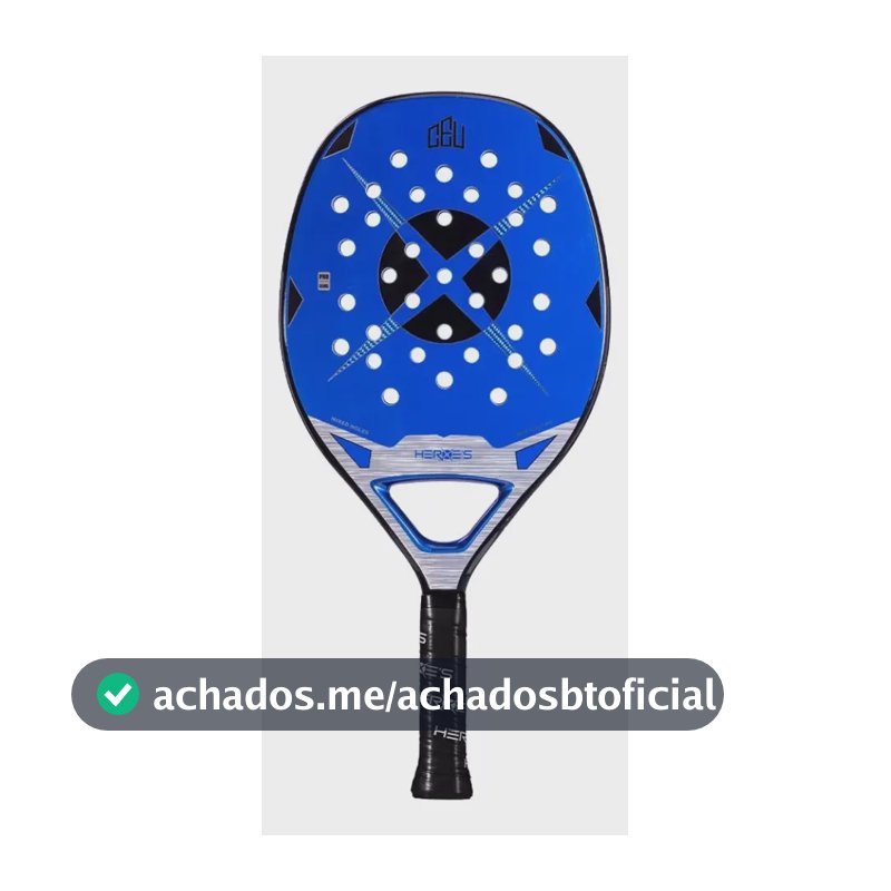 Raquete De Beach Tennis Heroes Ceu 2024 Cor Azul