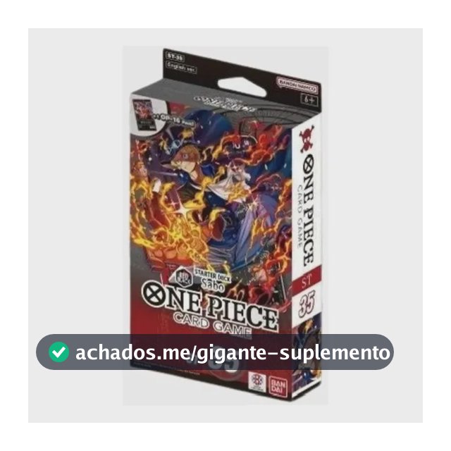 Cartas One Piece Tcg: Starter Deck Sabo [st-35] Inglês Cartas One Piece Tcg Starter Deck [st-35] Sabo Inglês
