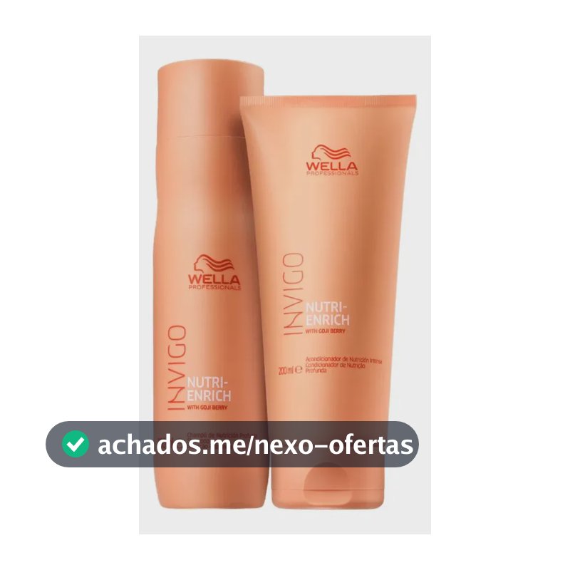 Condicionador Wella Professionals Invigo Nutri-Enrich nutrição de 450ml