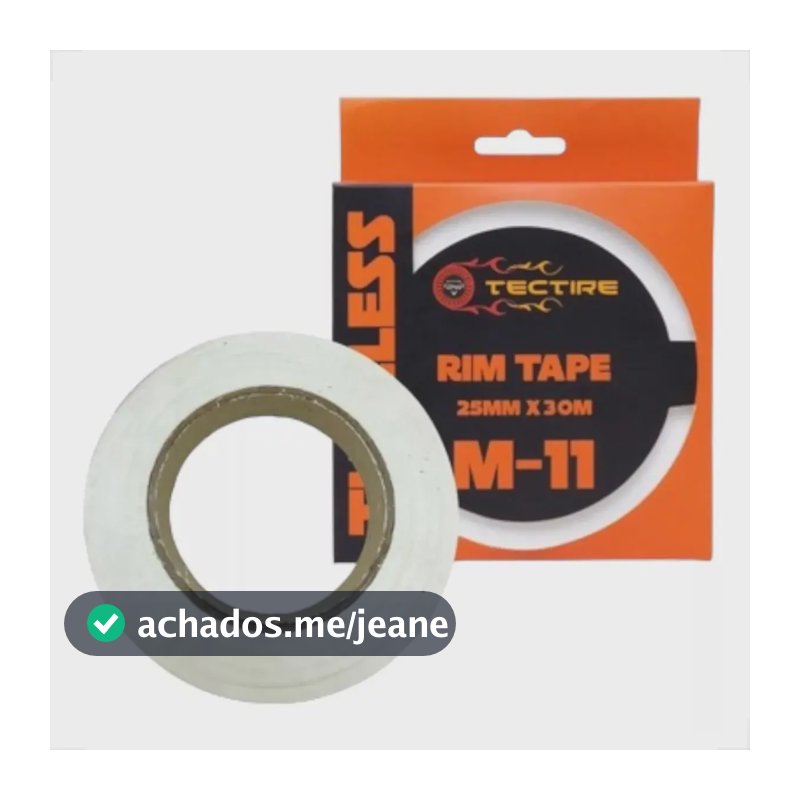 Fita De Aro Tubeless Tectire Rim Tape 25mm X 30 Metros Mtb