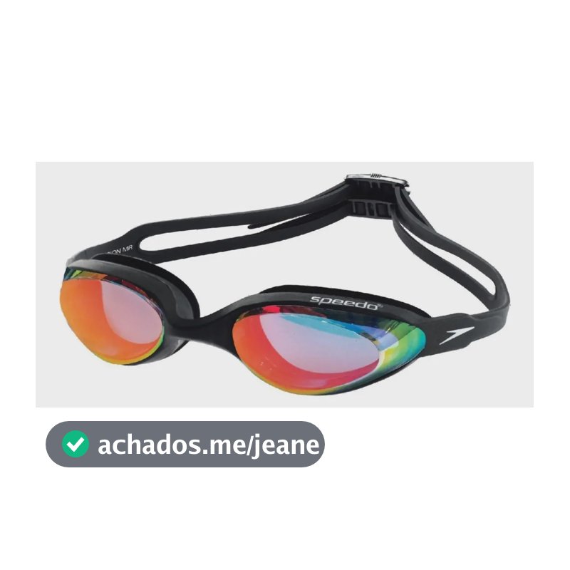 Óculos De Natação Speedo Hydrovision Preto Rainbow