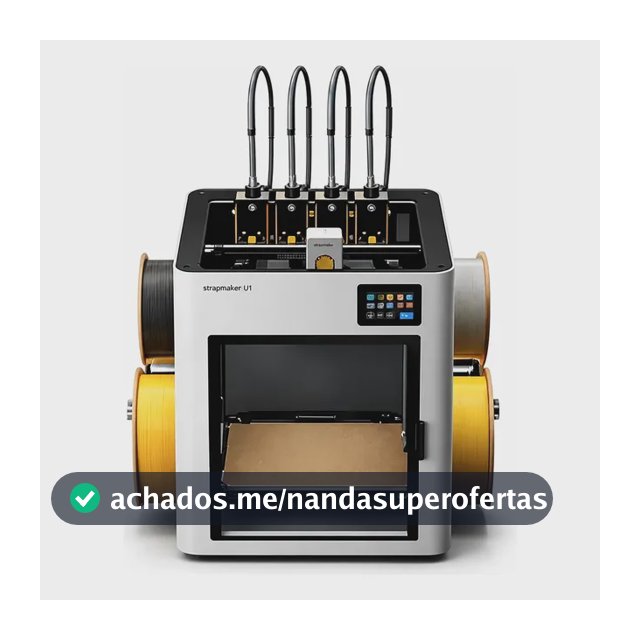 Impressora 3d Snapmaker U1 2kg Filamentos 4 Cores 110/220v 127/220v Branco