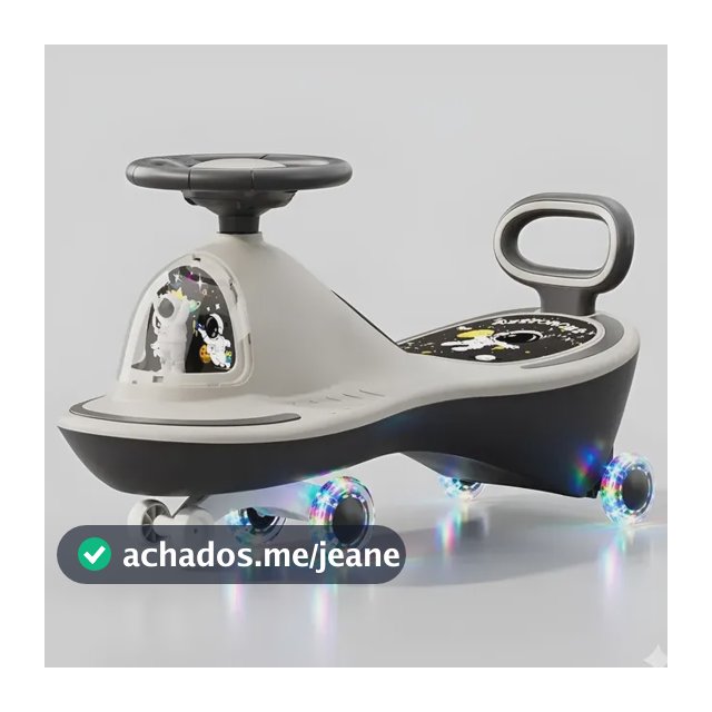 Carrinho Rolimã Infantil Giro 360 Rodas Led Anti-tombo