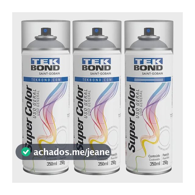 3x Spray Verniz Fosco Uso Geral 350ml Alto Rendimento Incolor