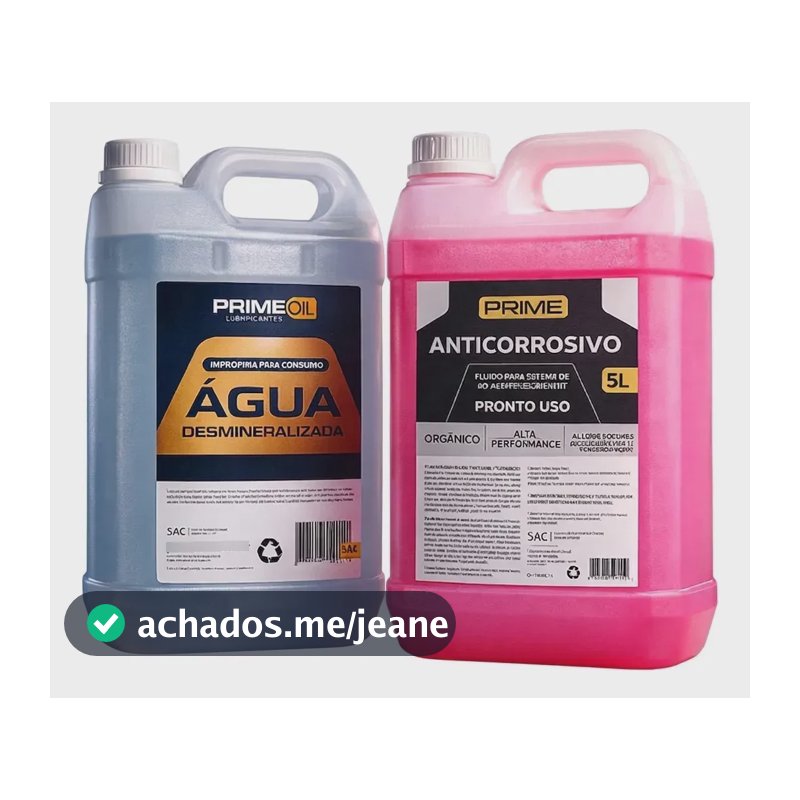 Kit Água + Aditivo Pronto Uso Rosa Para Radiadores E Sistema De Arrrefecimento Orgânico Azul-claro
