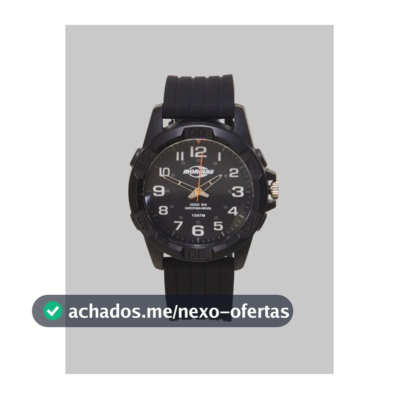Relógio Mormaii MOPC21JAS/8L Masculino Cor Preto