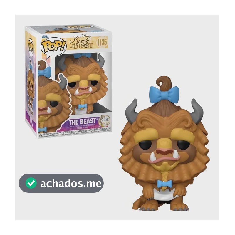 Funko Pop Disney Bela E A Fera The Beast Fera 1135