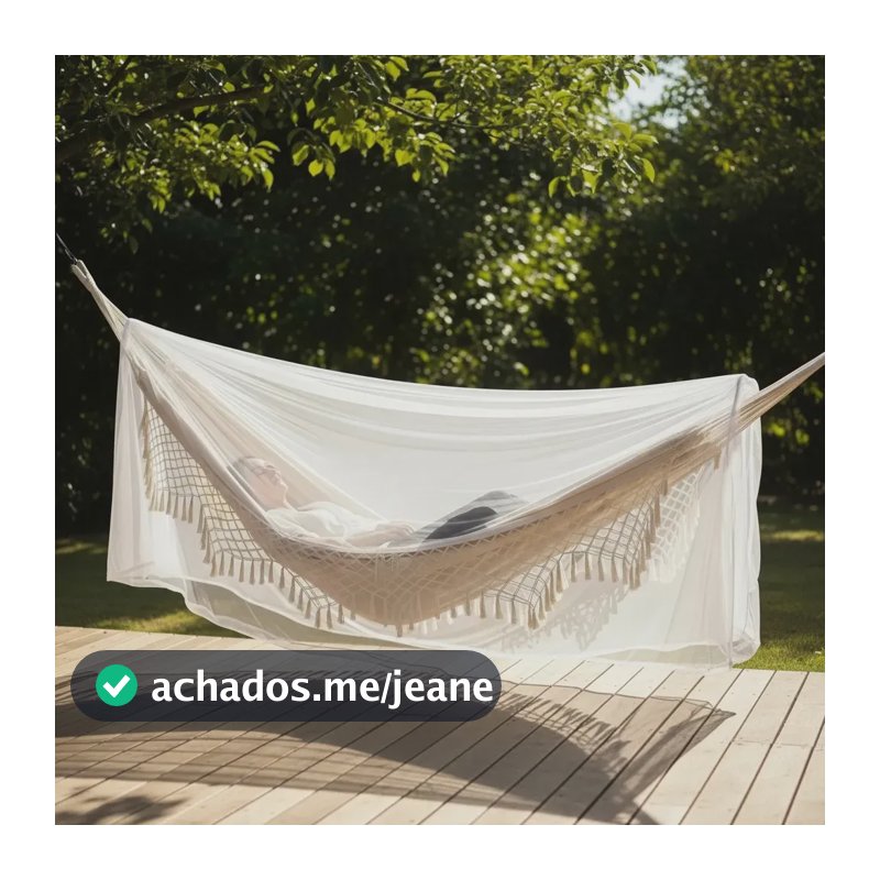 Mosquiteiro Anti-inseto Premium Redes Tradicionais Branca Branco