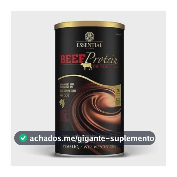 Beef Protein Essential Nutrition 480g Cacao