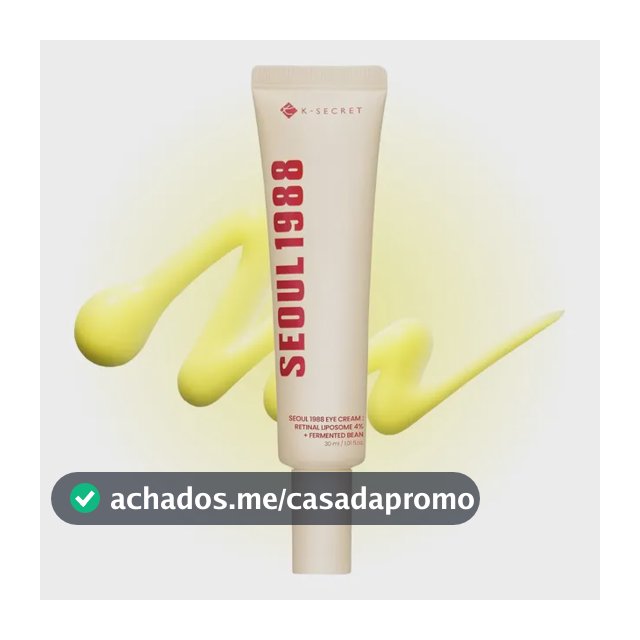 Seoul 1988 Creme Para Olhos Olheiras Antirrugas Coreano 30ml