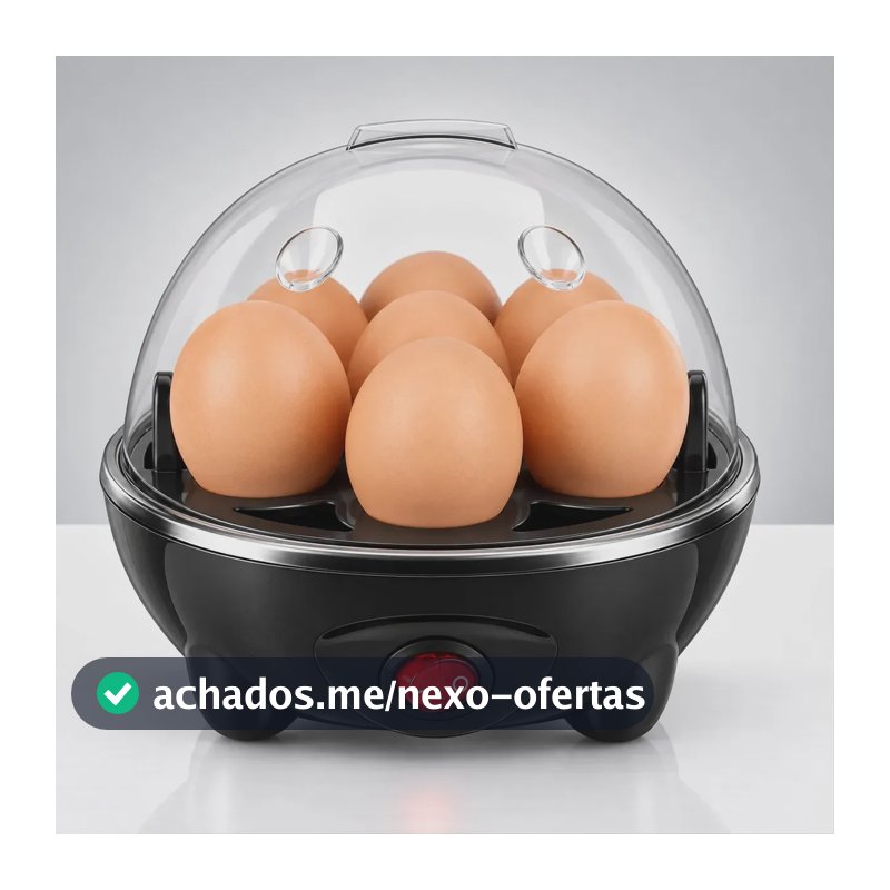 Cozedor de Ovos Eletrico Aparelho de cozimento a vapor EPS-1258 Epsilon Portátil Cor Preto