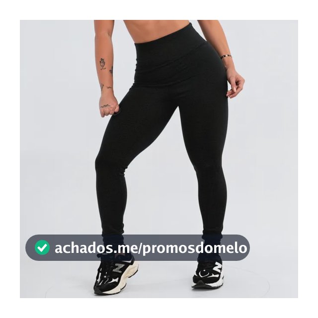 Calça Legging Leg Zero Transparência Cintura Alta Academia