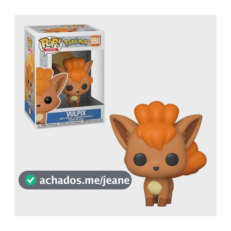 Boneco Funko Pop! Pokémon - Vulpix