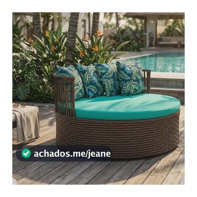Chaise Redonda Moderna Quintal Jardim Área De Lazer Varanda A Escolha Do Cliente Trama Artesã
