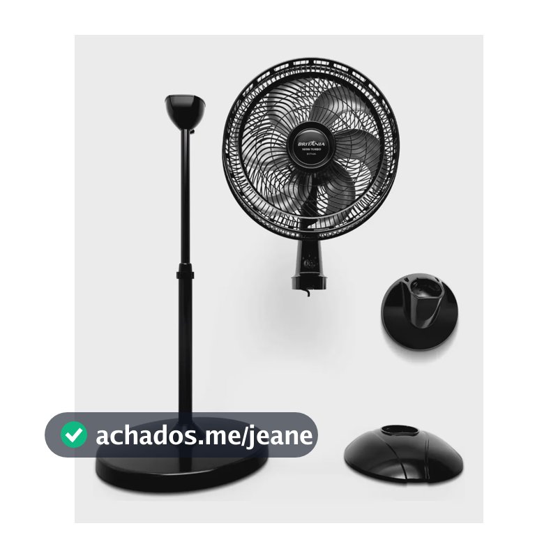 Ventilador de Coluna Britânia 6 Pás 160W Maxx Force BVT44A