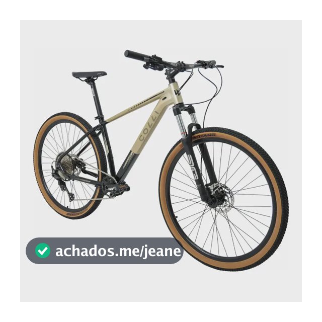 Bicicleta Aro 29 Mtb Colli Landscape Deore 12v Freio Shimano Dourado/preto M - 17
