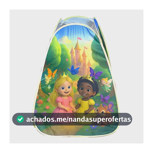 Barraca Infantil Cabana de Princesas Encantadas para Meninas