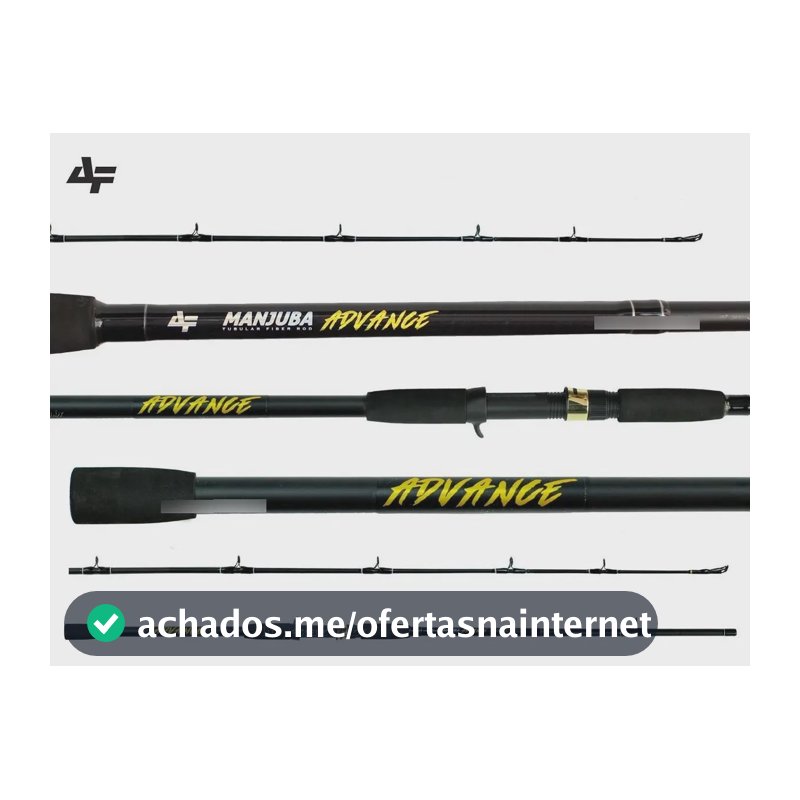 Vara P Carretilha Albatroz Manjuba Advance 2,40m 50lbs - 2 Partes