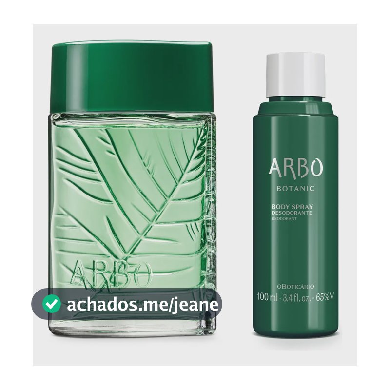 Presente Arbo Botanic: Colônia + Body Spray