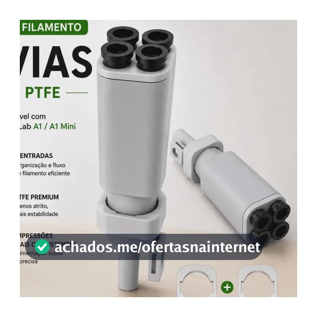Hub De Filamentos 4 Vias Ptfe Ams Para Bambu Lab A1 E A1 Mini