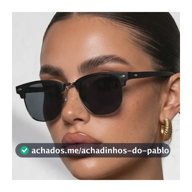 Óculos De Sol Feminino Club Premium Luxo Moderno Proteção