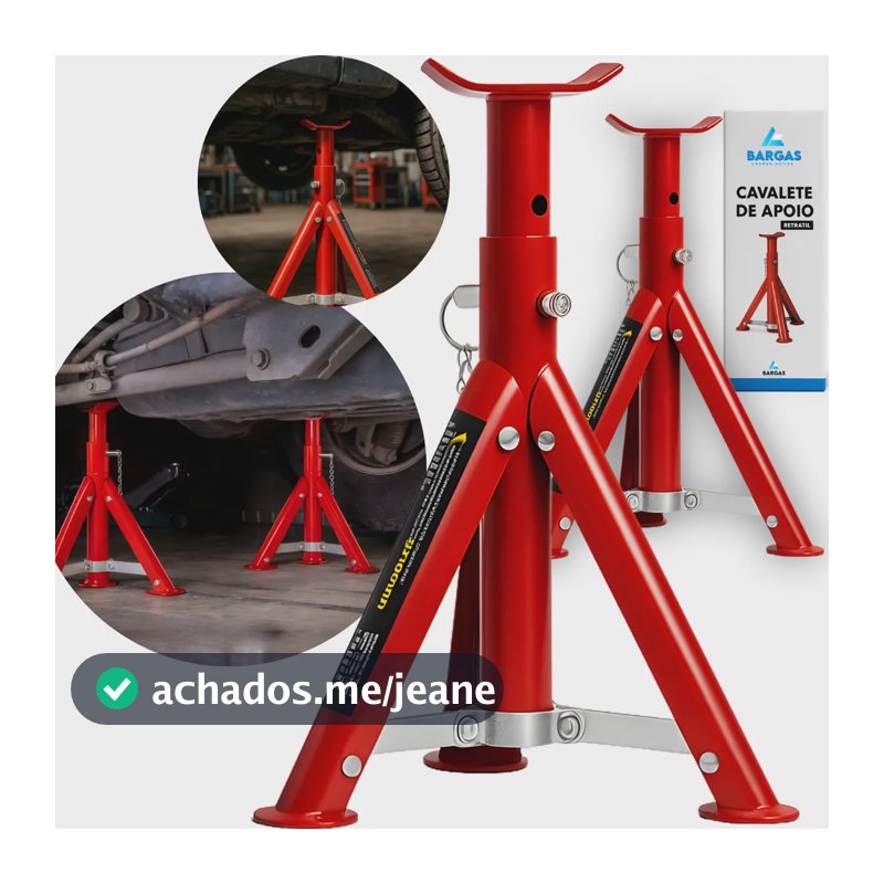 Par Cavalete Carro Automotivo Bargas 2t  Veículos De Passeio