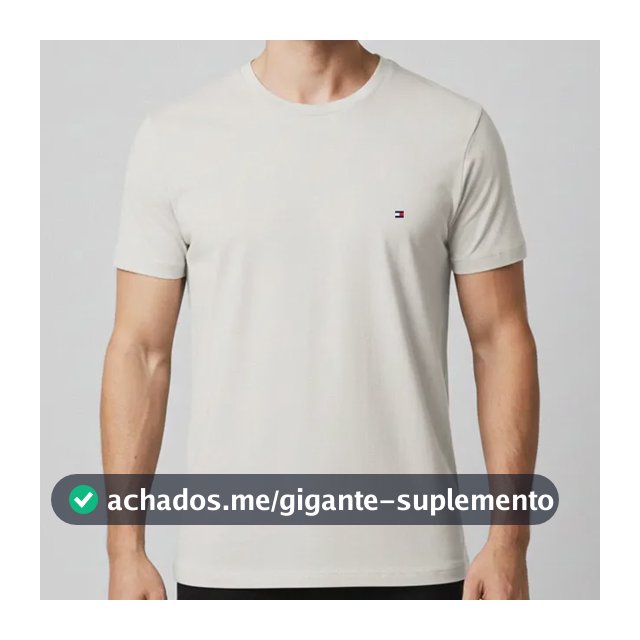 Camiseta Clássica Tommy Hilfiger Essential Cotton Tee