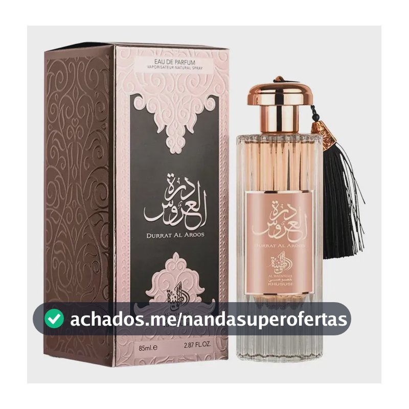 Perfume Da Noiva Árabe Durrat All Aroos 85 Ml Edp ORIGINAL +NF