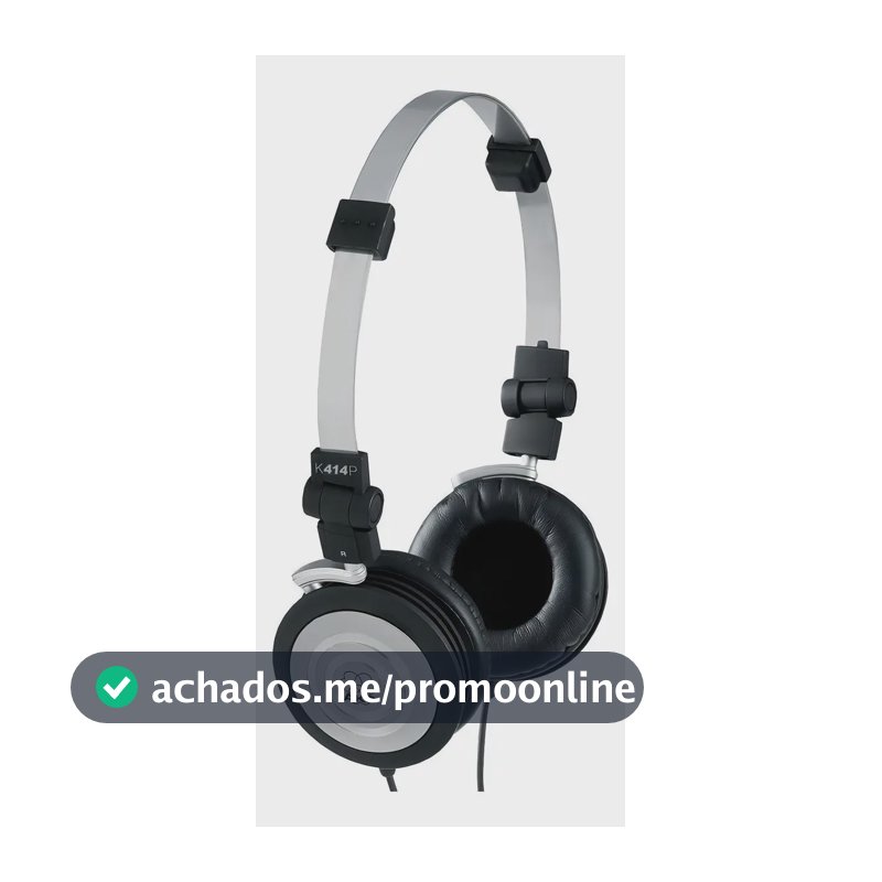Fone De Ouvido On-ear AKG K414 P Cor Preto