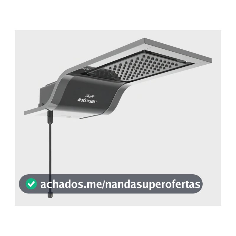 Ducha Eletrônica Intense Fame 5400w Preta E Inox Cor Preto Potência
