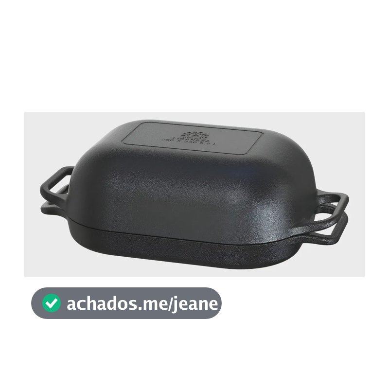 Panela Assar Pão De Ferro Fundido Para Forno Fogão