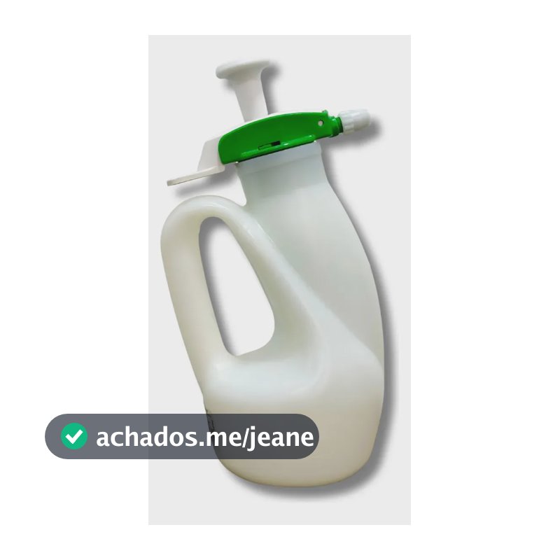 Pulverizador Manual Compressão Previa Bico de pato - Guarany 1,2 Litros Branco/verde