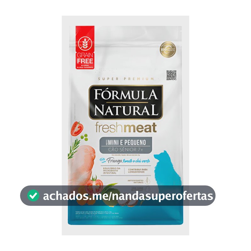 Fórmula Natural Fresh Meat Cães Sênior Porte Peq. 2,5 Kg
