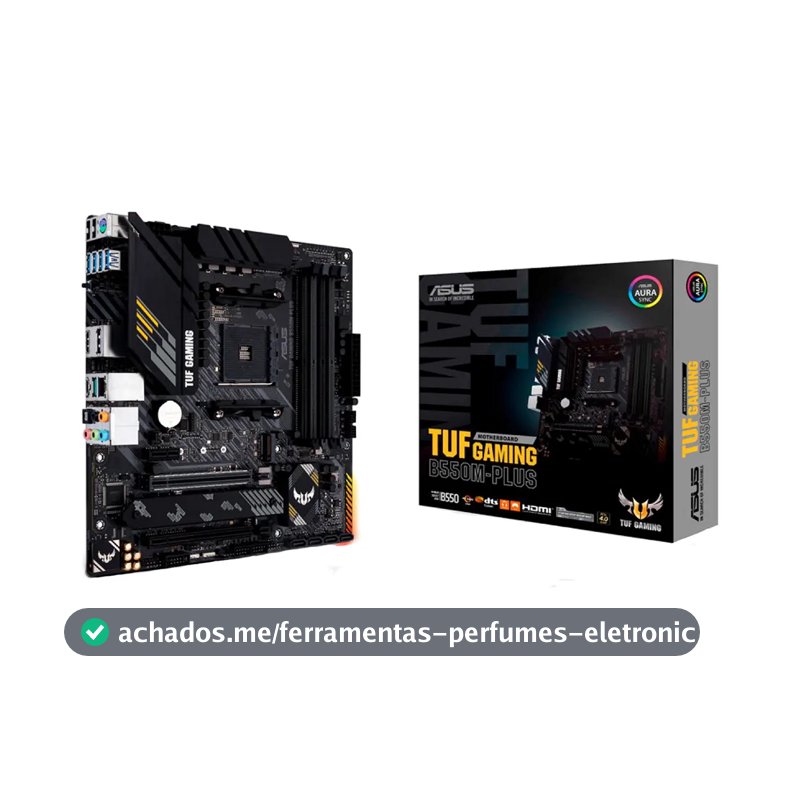 Placa Mãe Asus Tuf Gaming B550m-plus Ddr4 AMD Am4 mATX RGB