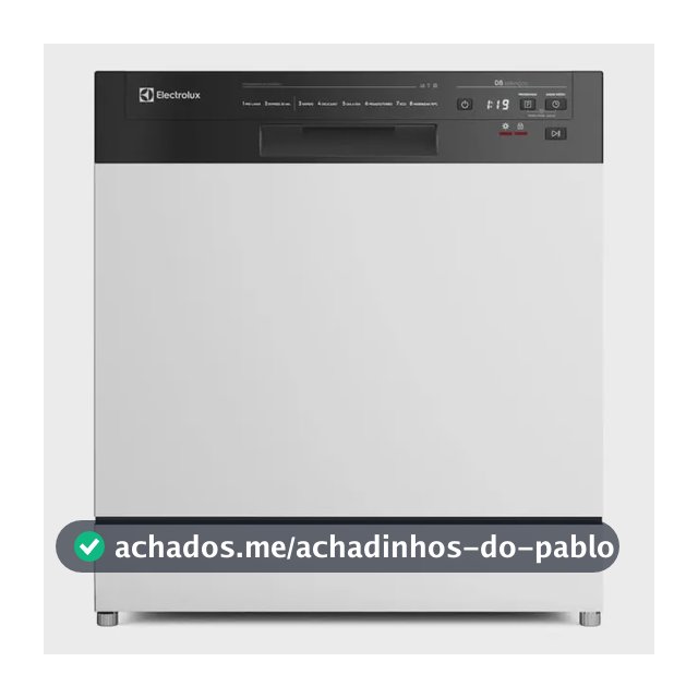 Lava-louça Electrolux 8 Serviços Branca Lava E Seca 50' Lb08 Cor Branco