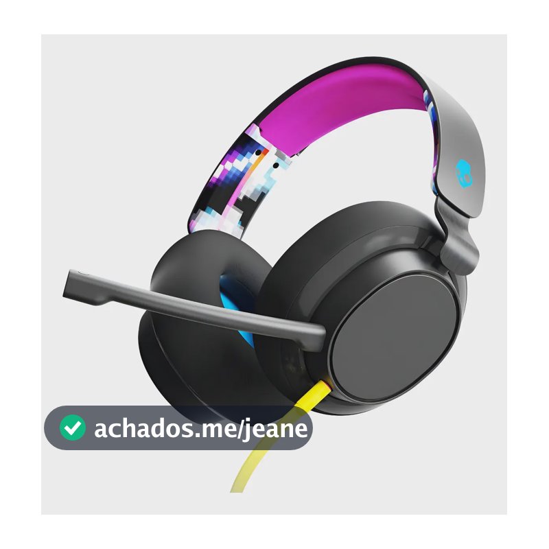 Headset Gamer Skullcandy Slyr Com Fio Xbox Ps5 Pc Preto Preto