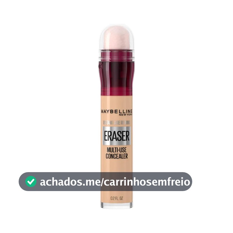 Corretivo Líquido, Multiuso que Corrige Olheiras e Linhas Finas, Contorna e Ilumina, Alta Cobertura e Fórmula Vegana, Cor 120 Light Instant Age Rewind Maybelline NY 6ml