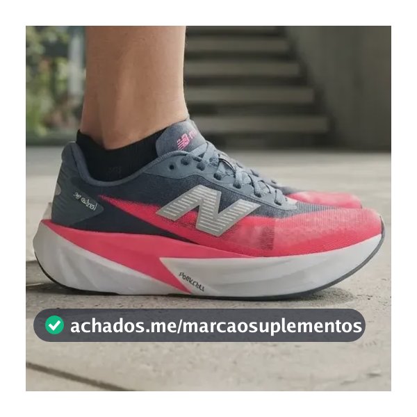 Tenis New Balance Fuelcell Rebel V5 Corrida Performance Marinho/rosa 37 Br