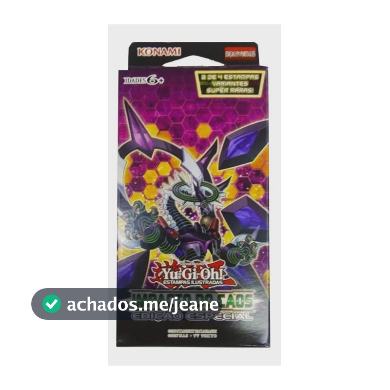 Baralho Yugioh Impacto do Caos Edição Especial Konami Português