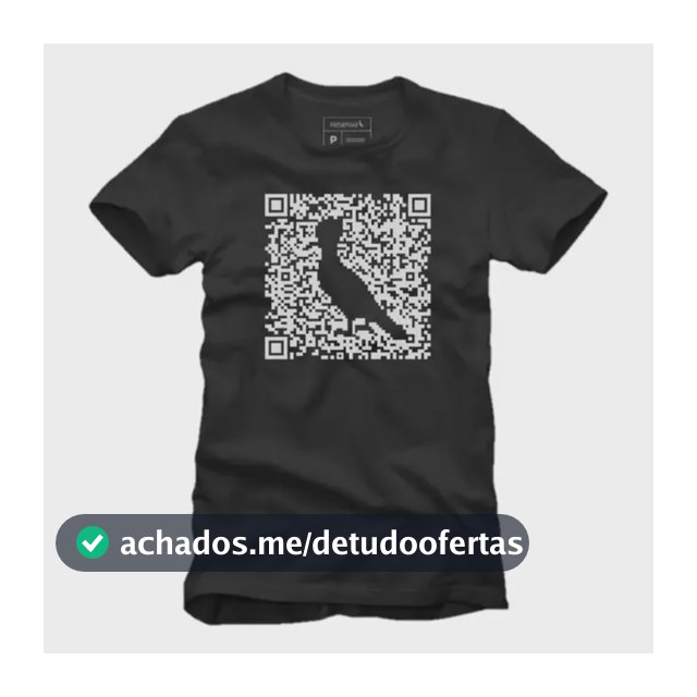 Camiseta Básica Greenk Qr Code Leve Conforto Reserva