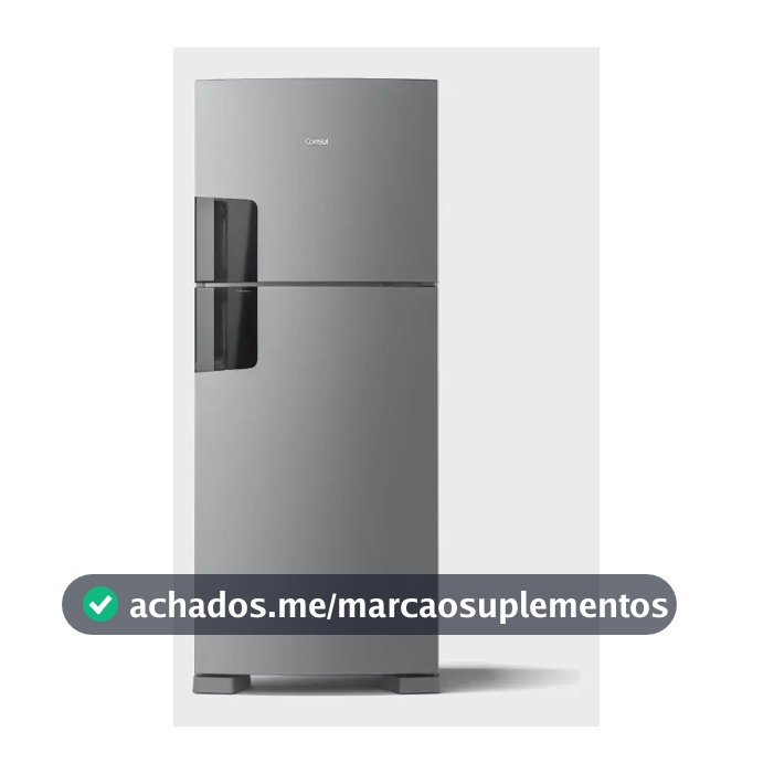 Geladeira Consul Frost Free 412 Litros Duplex Inox - CRM50MK
