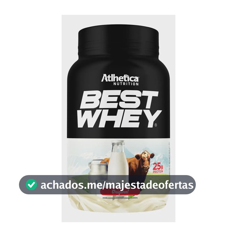 Proteína isolada do soro de leite Atlhetica Nutrition Best Whey em pó Sem sabor x 900g