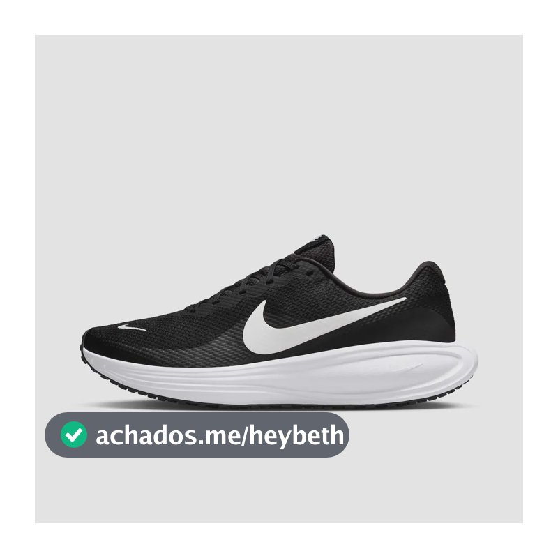 Tênis Nike Revolution 8 Masculino Preto/branco 42 Br