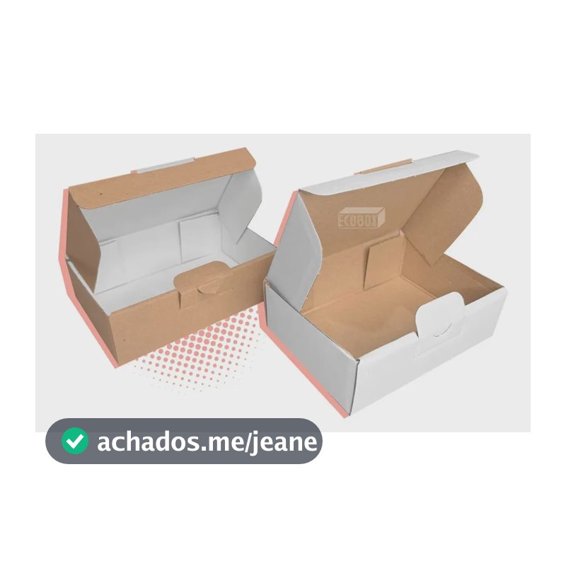 Kit 100 Caixas Papelão Correio Sedex Pac Montável 16x11x5cm