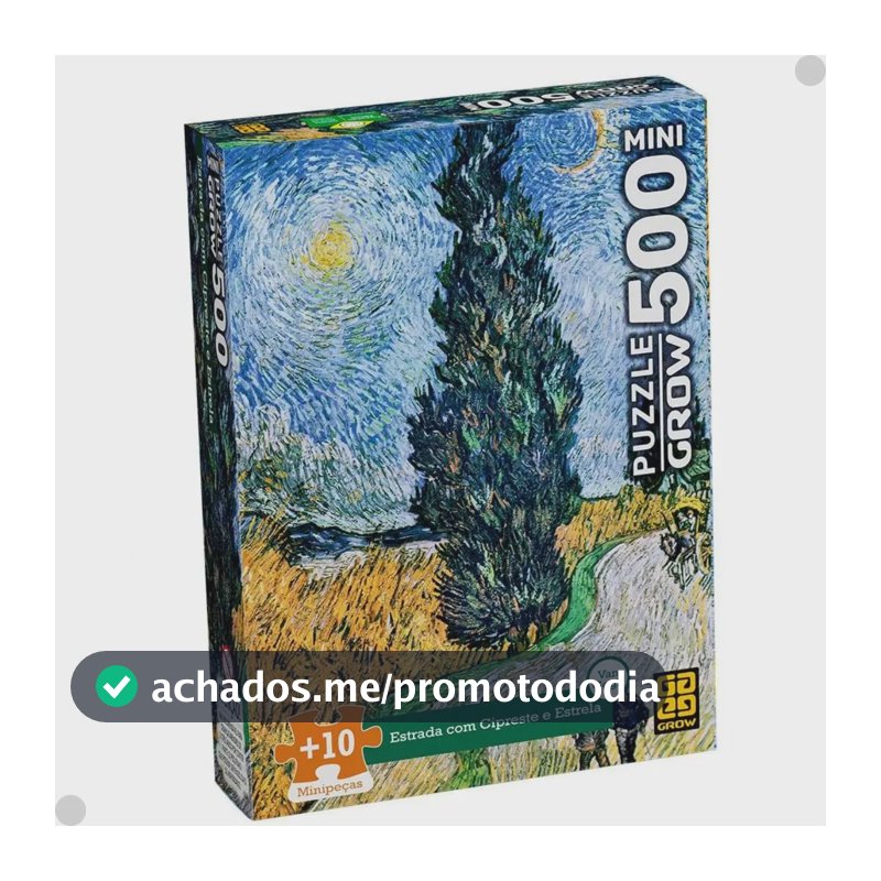 Quebra Cabeça Grow Van Gogh 500 Pcs Mini